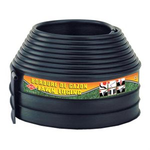 Lawn Edging Plastic Promo 4in x 20ft Black Bulk 190 / Bundle