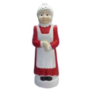 Blow Mold Décor Vintage Mrs. Claus with Lights 40in