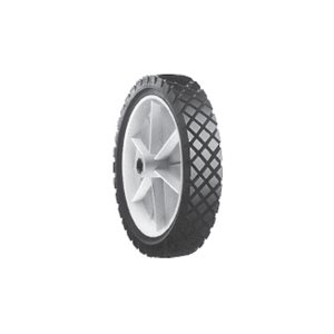 Universal Wheel for Garden Equipment - Rubber 6in Dia