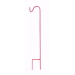 Garden Shepherd Hook Single 84in Red