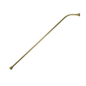 Replacement 24in Curved Brass Wand with Female Thread for Chapin Sprayers