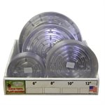 180PC Display Clear Plant Saucer Countertop 6in-12in