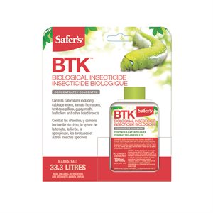 Safer's BTK Biological Insecticide Concentrate 100ml