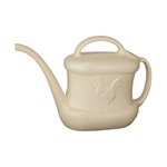 Watering Can Plastic Rooster Motif 3L / 102oz Cream