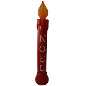 Blow Mold Décor Vintage Noel Candle with Lights 39in