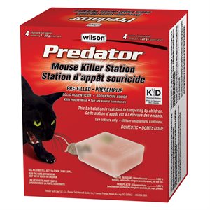 Predator Disposable Mouse Bait Station 80g