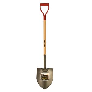 Shovel Round Point 39-1 / 2in x 8-1 / 2" Blade Wood D-Handle