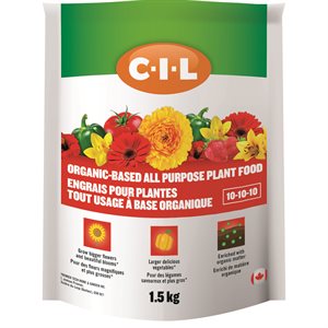 C-I-L Organic All Purpose Plant Food 10-10-10 1.5Kg