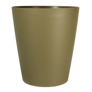 Bistro Self-Watering Contemporary Planter Plastic Round 19.75x19.75in Khaki