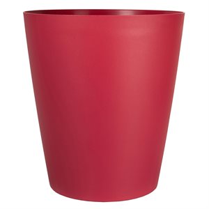 Bistro Self-Watering Contemporary Planter Plastic Round 19.75x19.75in Red