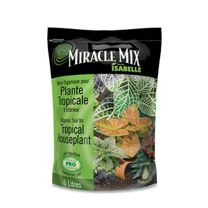 Terreau D'Empotage Pour Plantes Tropicales Miracle Mix 6L