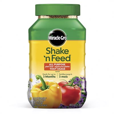 Engrais Pour Plantes Tout Usage Miracle-Gro Shake 'N Feed 12-4-8 453g