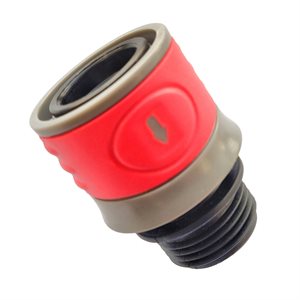 Plastic Tap Connector Quick Connect 1 / 2" Male