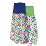 1 Paire De Gants Pour Dames En Jersey Avec Paume À Pois (OSFA)