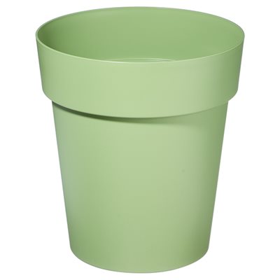 Viva Self-Watering Planter Plastic Round 7x7.75in Green