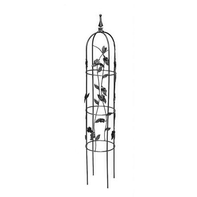 Vineyard Wire Obelisk 66" Black