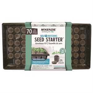 Ensemble de Serre Seed Starter avec 70 Pastilles de Tourbe 36mm Self-Watering