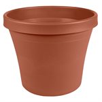 Terra Planter Plastic 6.3x5.3in Matte Terra Cotta