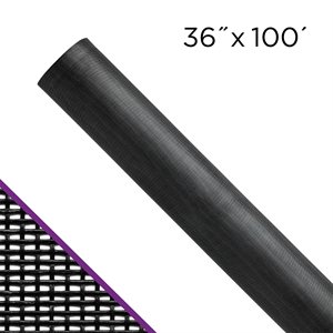 36”x100’ Pet Charcoal Screen