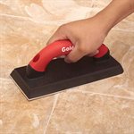 Gum Rubber Grout Float with Pro Grip Handle 9-1 / 2in x4in