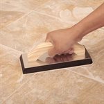 Gum Rubber Grout Float with Wood Handle 9-1 / 2x4"