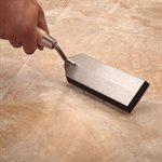 Gum Rubber Margin Grout Float with Wood Handle 6"x2"