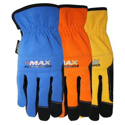 1Pair Men's Max Performance Thinsulate Lined Gloves Size: L