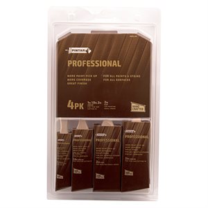 Professional 4 pack paint brush set