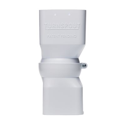 Turnspout 2 5 / 8in x 2 5 / 8in & 2in x 3in White