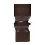 Turnspout 2 5 / 8in x 2 5 / 8in & 2in x 3in Chestnut