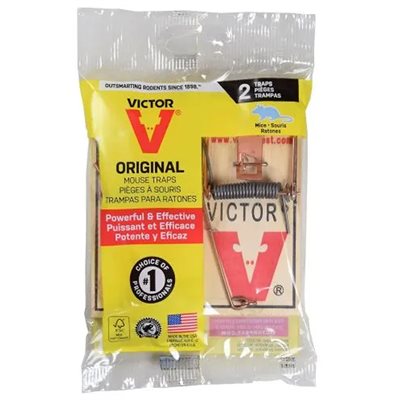 Victor Metal Pedal 2pk Mousetrap Hex Dump Display 216PC